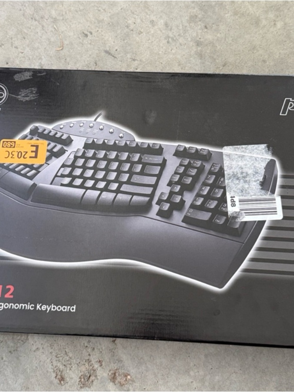 PERIBOARD-512 Wired Ergonomic Keyboard - Black
